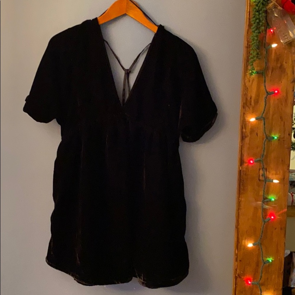 Velvet mini dress free people